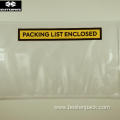 Packing List Envelope 5.5x10 inch Half Printed Yellow